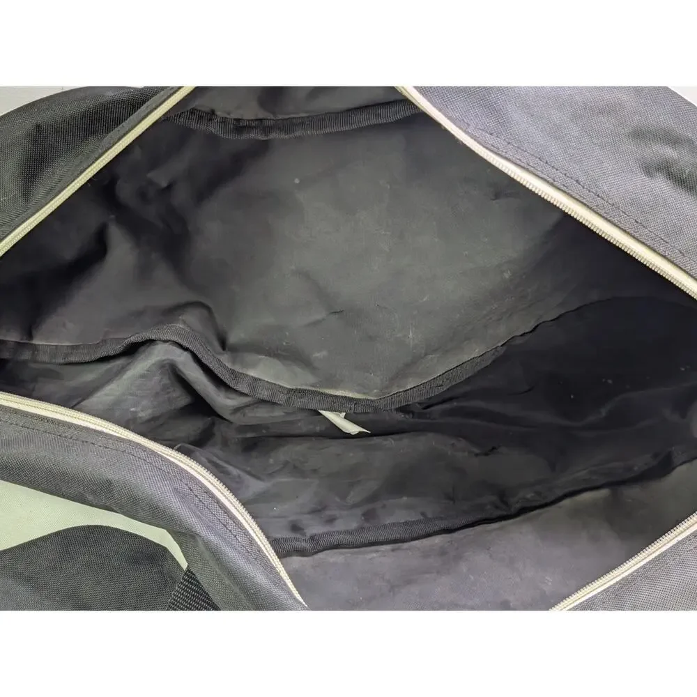 Easton Baseball Softball Bat Equipment Bag Black White Carry Duffel Used